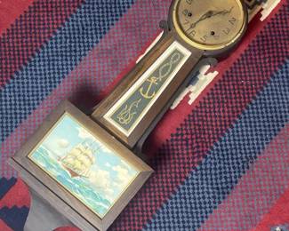 415 newhavenwhitneybanjowallclocknauti