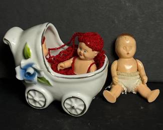 176 vintageminiaturedollswithporcelainb