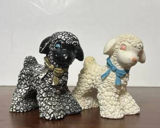 007 pairofvintagepoodlefigurines