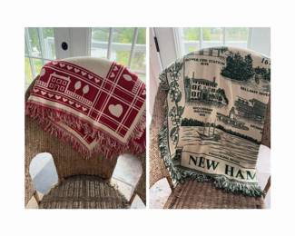 243 pairofhistoricwoventhrowblankets