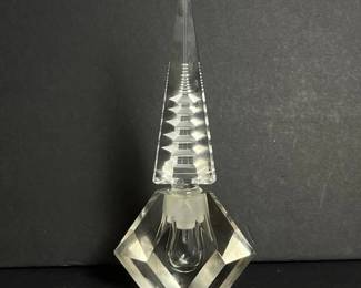 186 artdecostylefacetedglassperfumebot