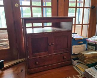 256 woodcabinetwithopenshelfanddrawer