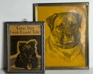 190 vintageframeddogportraitprints