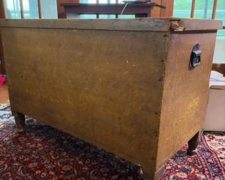 245 antiquestylewoodenstoragetrunkwith