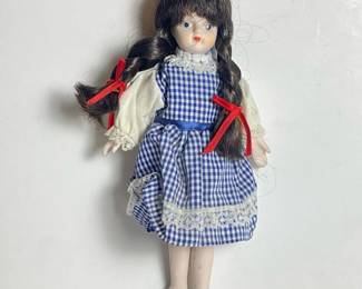 201 porcelaindollinblueginghamdresswit