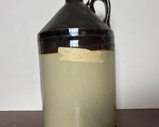 132 rusticstonewarejugwithtwotoneglaze