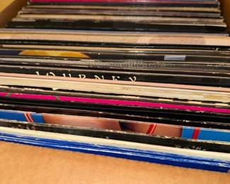 396 assortedclassicrockvinylrecordsblue