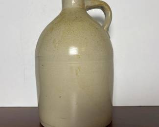 134 vintagesaltglazedstonewarejug