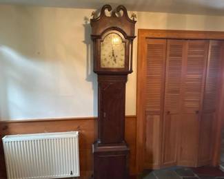 429 antique19thcenturygrandfatherclock