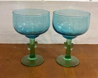 096 pairofbluegreencactusstemmargarita