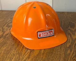 508 tonkaorangeplastictoyhardhat