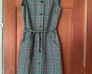 015 vintagependletonplaidwooldress