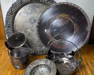 057 vintagesilverplateservingpiecesasso