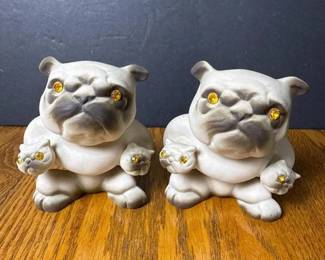 041 pairofroselaneartdecostylebulldog