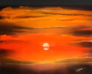 Red sun