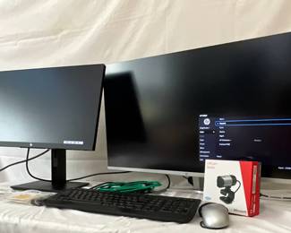 Dual HP Monitor Set