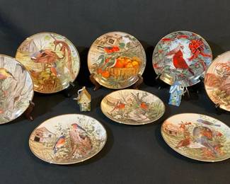 Cecil Eakins Bird Dishes