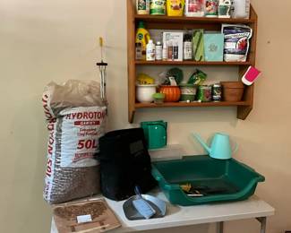 Table Of Planting Supplies
