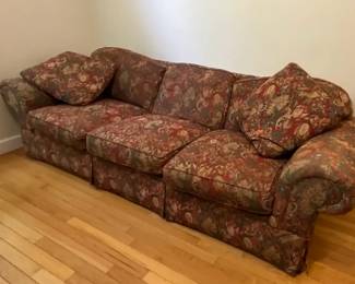 Michael Thomas Floral Fabric Sofa