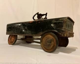 Vintage Steel Toy Car Aka 1930s Childs Batmobile