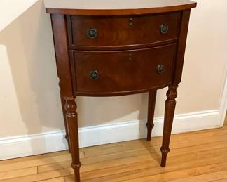 Federal Bowfront Side Table