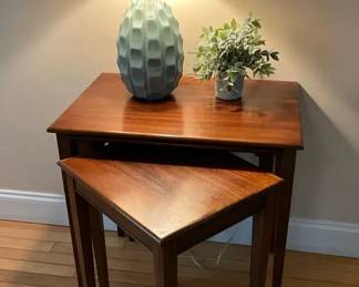 Wooden Nesting Tables Decor
