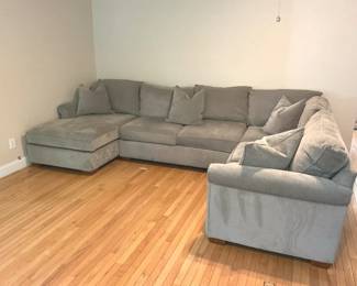 Havertys Gray Sectional