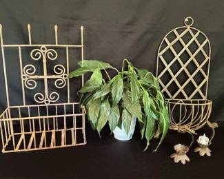 Living Peace Lily Metal Art