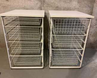 4Drawer Metal Storage Organizer