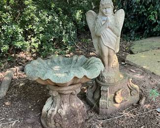 Angel Statue Stone Fountain