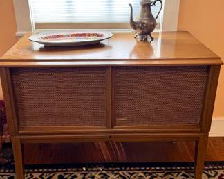 Vintage Record Player Cabinet