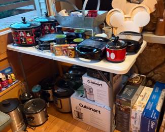 Disney cutting boards, Cuisanart appliances