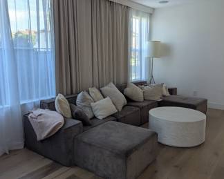 Sectional And West Elm Coffee Table
