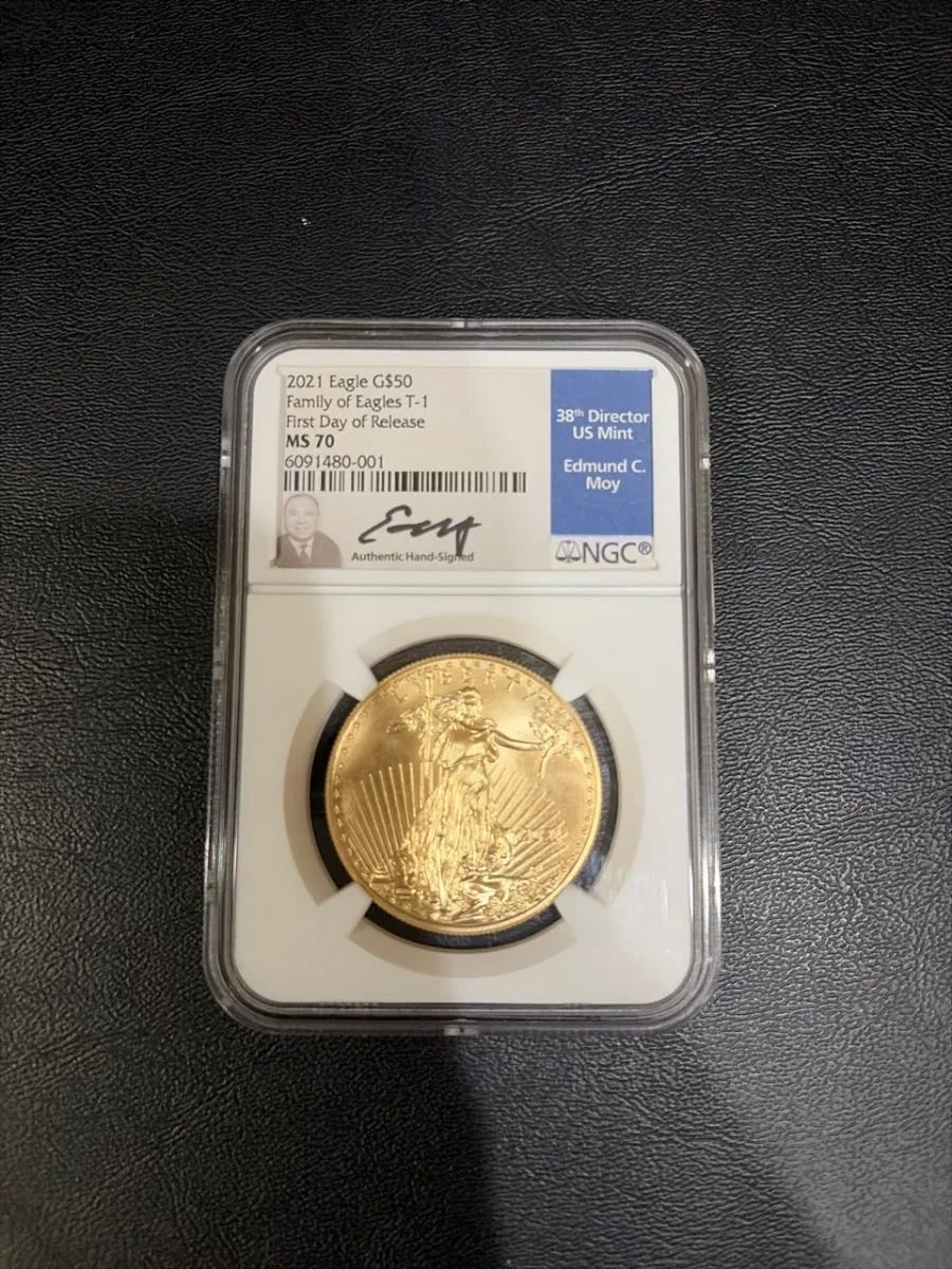 2021 American Gold Eagle $50 – Type 1 (“Family of Eagles”)