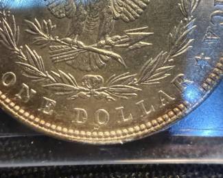 1888 Morgan Silver Dollar  90 Silver  Philadelphia Mint  Brilliant Uncirculated