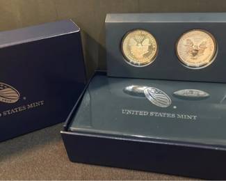 2012 American Eagle San Francisco Two-Coin Silver Proof Set w/ OGP & COA – Reverse Proof & Proof