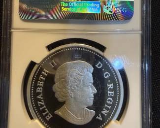 2015 Canada $20 Grizzly Bear Togetherness Silver Proof  NGC PF70 Ultra Cameo Early Releases