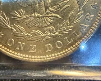 1887 Morgan Silver Dollar  Philadelphia Mint No Mint Mark