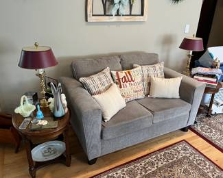 Couch/ end tables/ Lamps