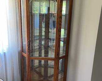 Corner Curio Cabinet 
