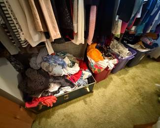 Vintage and new clothing