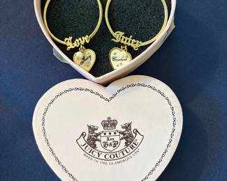 Vintage juicy couture earrings
