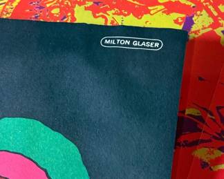 Vintage Bob Dylan Greatest Hits poster by Milton Glaser