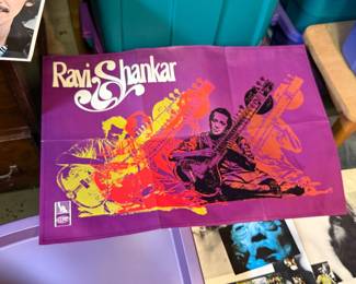 1967 Ravi Shankar promo poster 