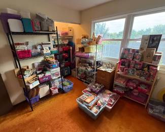 Huge collection of vintage and new toys, games, children's books, and more.