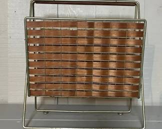 MCM Interlace Magazine Rack