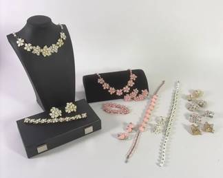 Coro Necklace, Bracelet and Earring Sets