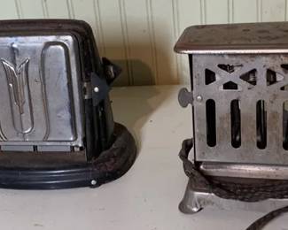 Vintage DropDoor Electric Toasters. Chicago Electric and Bersted
