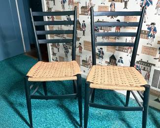 MidCentury Ladderback Frame Chairs