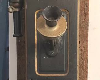 Antique Kellogg HandCrank Phone